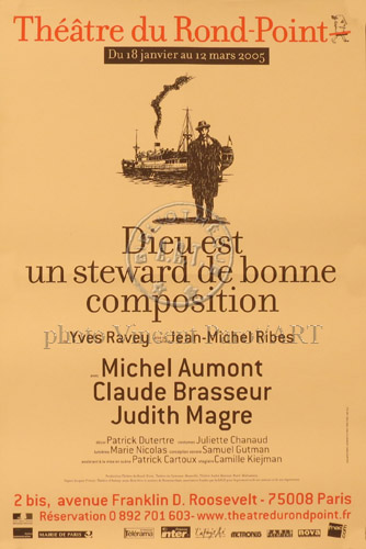 l'affiche originale: Dieu est un stewart de bonne composition