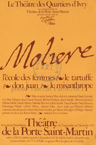 l'affiche originale: L'École des femmes