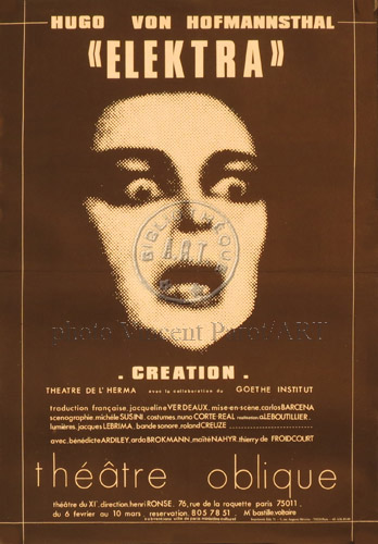 l'affiche originale: Elektra