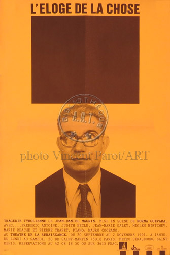 l'affiche originale: L'Éloge de la chose