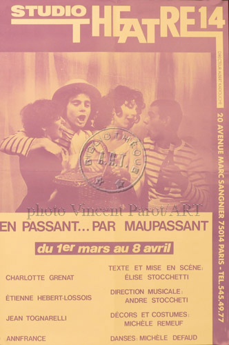 l'affiche originale: En passant ... par Maupassant