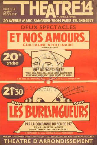 l'affiche originale: Et nos amours ...