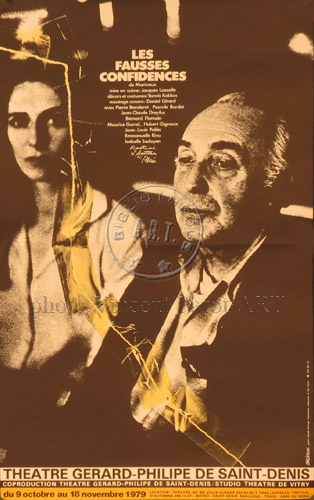 l'affiche originale: Les Fausses confidences