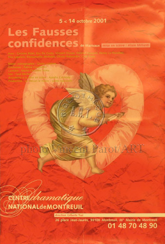 l'affiche originale: Les Fausses confidences