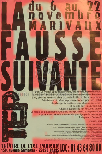 l'affiche originale: La Fausse suivante
