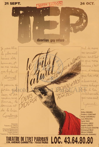 l'affiche originale: Le Fils naturel