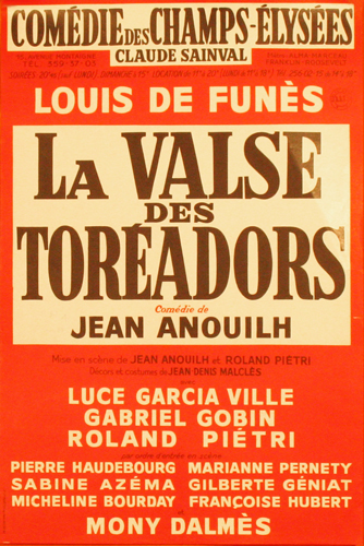 l'affiche originale: La Valse des toréadors