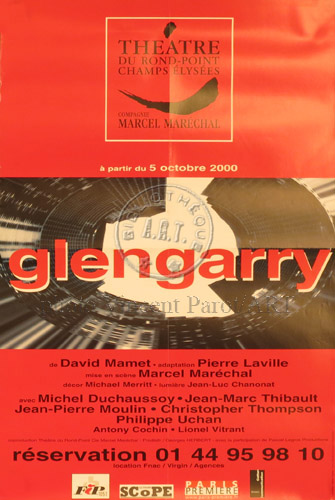 l'affiche originale: Glengarry
