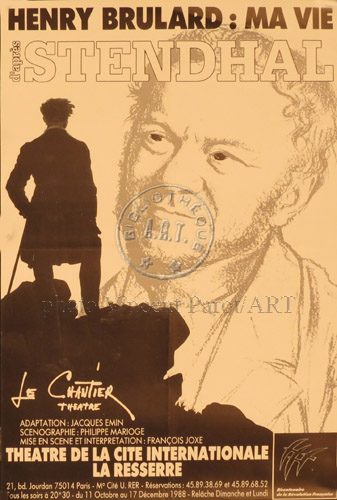 l'affiche originale: Henri Brulard : ma vie