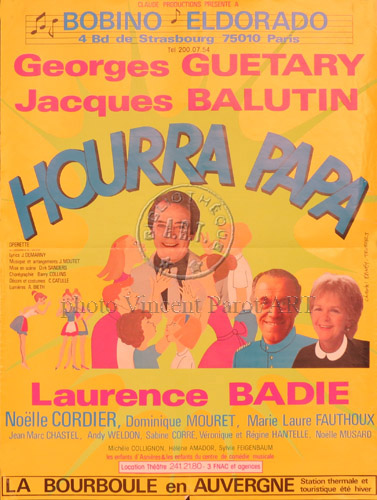 l'affiche originale: Hourra Papa