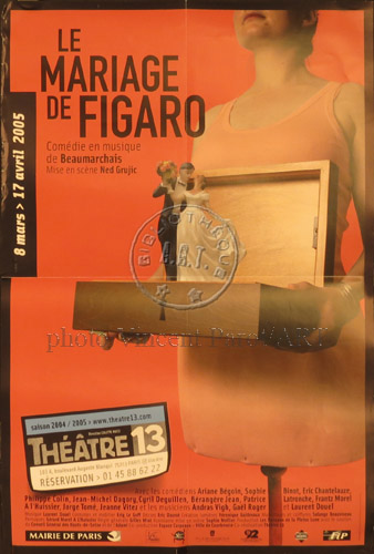 l'affiche originale: Le Mariage de Figaro