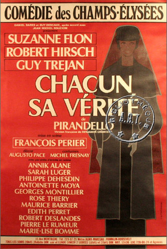 l'affiche originale: Chacun sa vérité