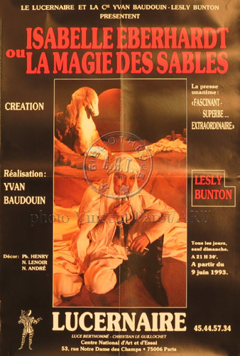 l'affiche originale: Isabelle Eberhardt ou la magie des sables