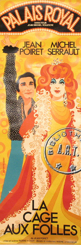 l'affiche originale: La Cage aux folles