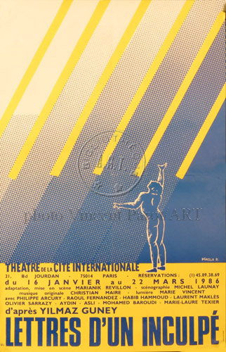 l'affiche originale: Lettres d'un inculpé
