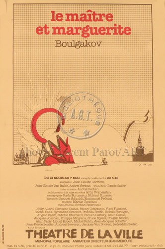 l'affiche originale: Le Maître et Marguerite