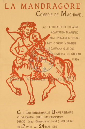 l'affiche originale: La Mandragore