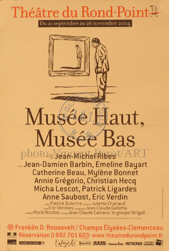 l'affiche originale: Musées hauts, musées bas