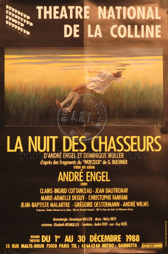 l'affiche originale: La Nuit des chasseurs *
