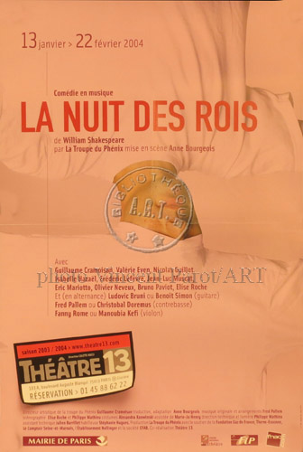 l'affiche originale: La Nuit des Rois