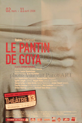 l'affiche originale: Le Pantin de Goya