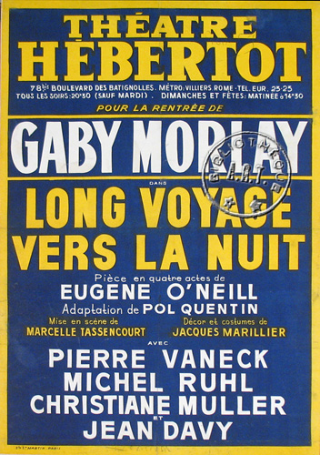 l'affiche originale: Long voyage vers la nuit *