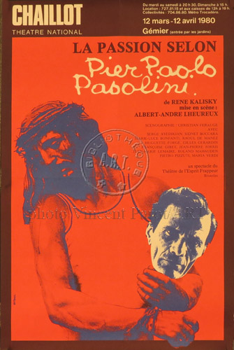 l'affiche originale: La Passion selon Pier Paolo Pasolini