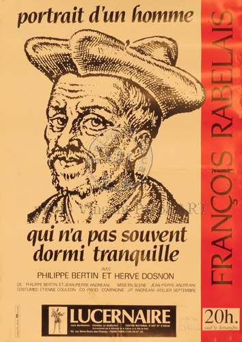l'affiche originale: Portrait d'un homme qui n'a pas souvent dormi tranquille