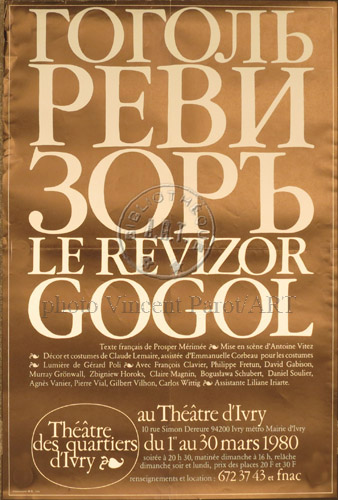 l'affiche originale: Le Revizor