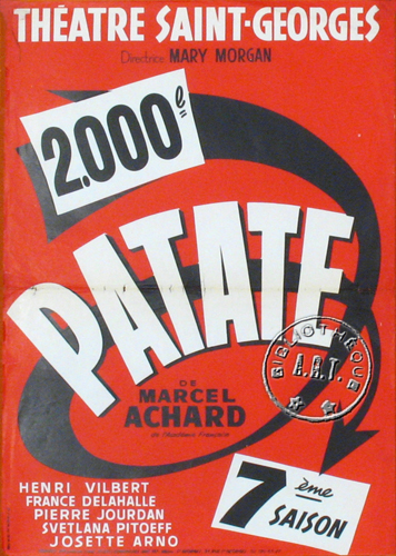 l'affiche originale: Patate