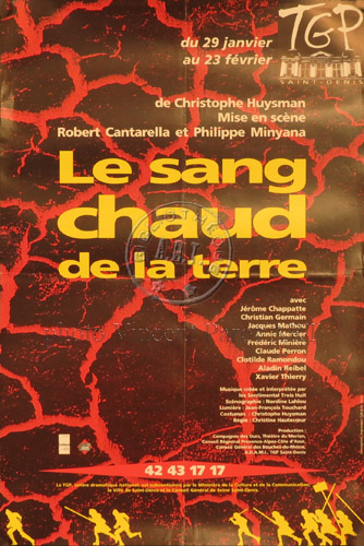 l'affiche originale: Le Sang chaud de la terre