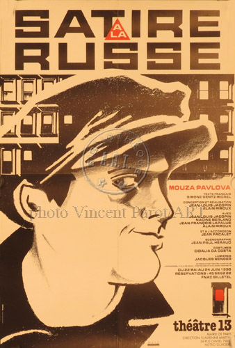 l'affiche originale: Satire russe