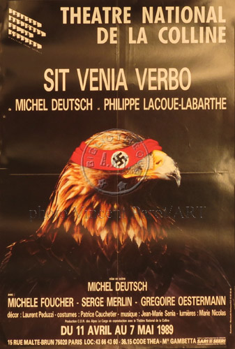 l'affiche originale: Sit venia verbo