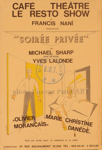 l'affiche originale: Soirée privée