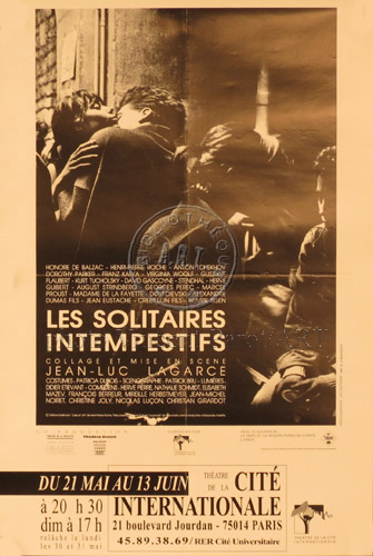 l'affiche originale: Les Solitaires intempestifs