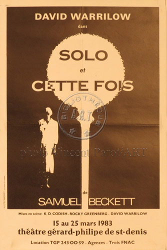 l'affiche originale: Solo et Cette fois