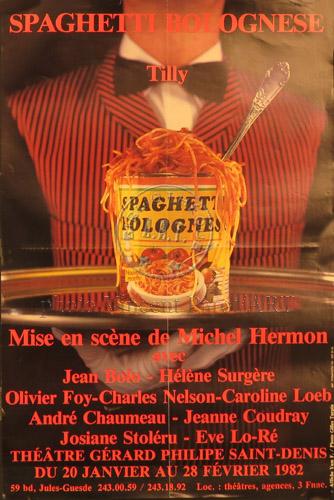 l'affiche originale: Spaghetti bolognese