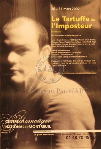 l'affiche originale: Le Tartuffe ou l'imposteur