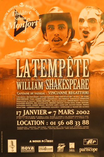 l'affiche originale: La Tempête