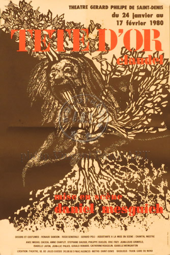 l'affiche originale: Tête d'or
