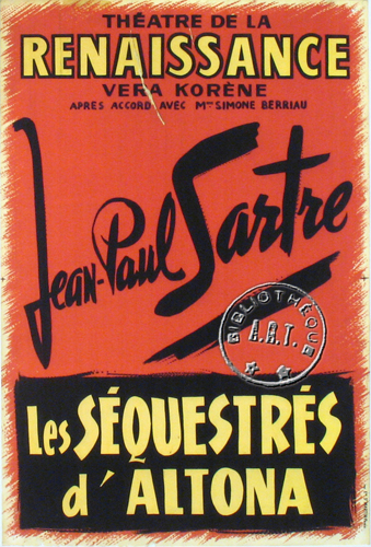 l'affiche originale: Les Séquestrés d' Altona