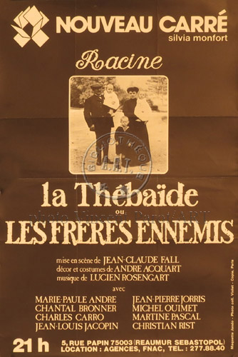 l'affiche originale: La Thébaïde