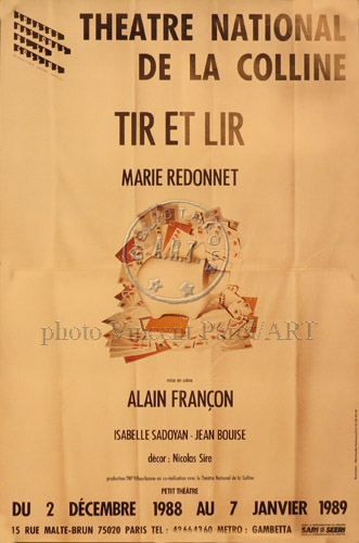 l'affiche originale: Tir et Lir