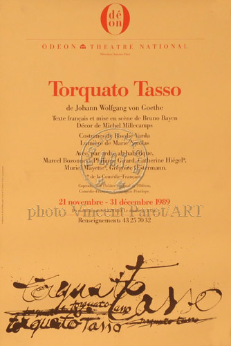 l'affiche originale: Torquato Tasso