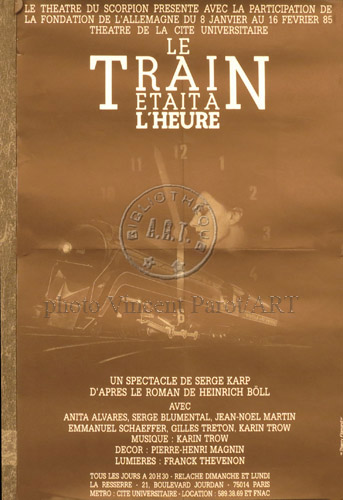 l'affiche originale: Le Train était à l'heure