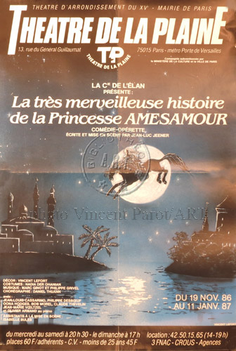 l'affiche originale: La Très merveilleuse histoire de la Princesse Amesamour