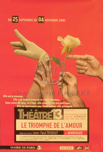 l'affiche originale: Le Triomphe de l'amour