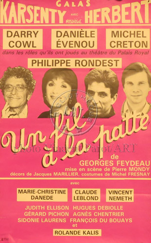 l'affiche originale: Un fil à la patte