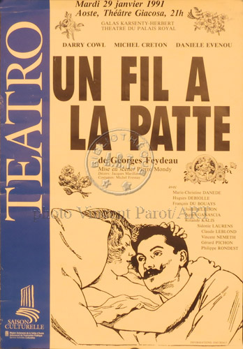 l'affiche originale: Un fil à la patte
