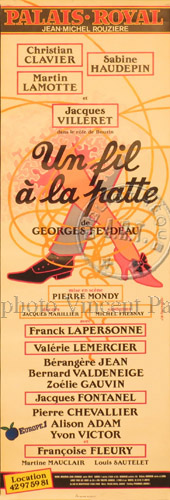 l'affiche originale: Un fil à la patte